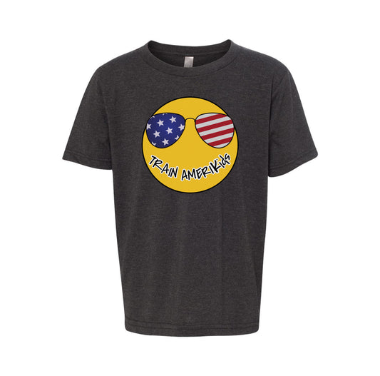 Train American Kids Tee