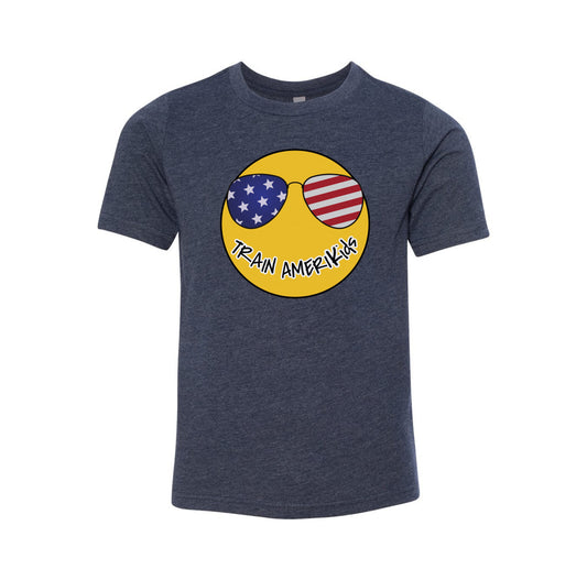 Train American Kids Tee